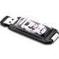 Lot57Supplies Diecast Shop INNO64 Liberty Walk Lamborghini Miura GT 1:64 scale diecast car in carbon-fiber keychain strap