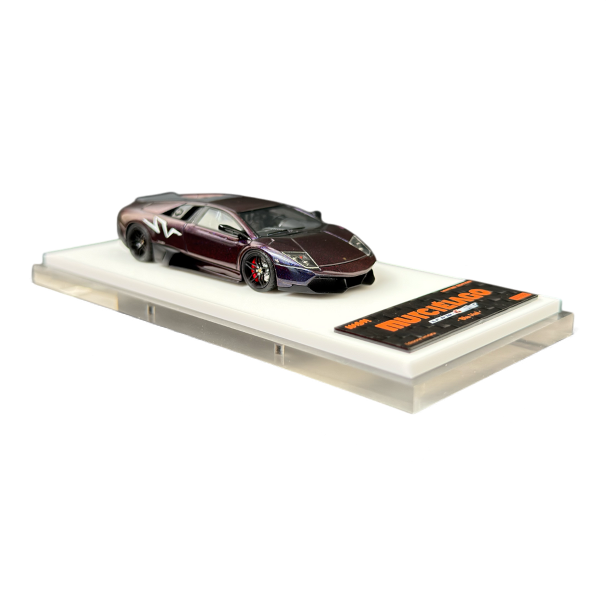 Lot57Supplies Diecast Shop WAM 1:64 scale resin Lamborghini Murcielago LP670 with a blue purple chameleon paint job.
