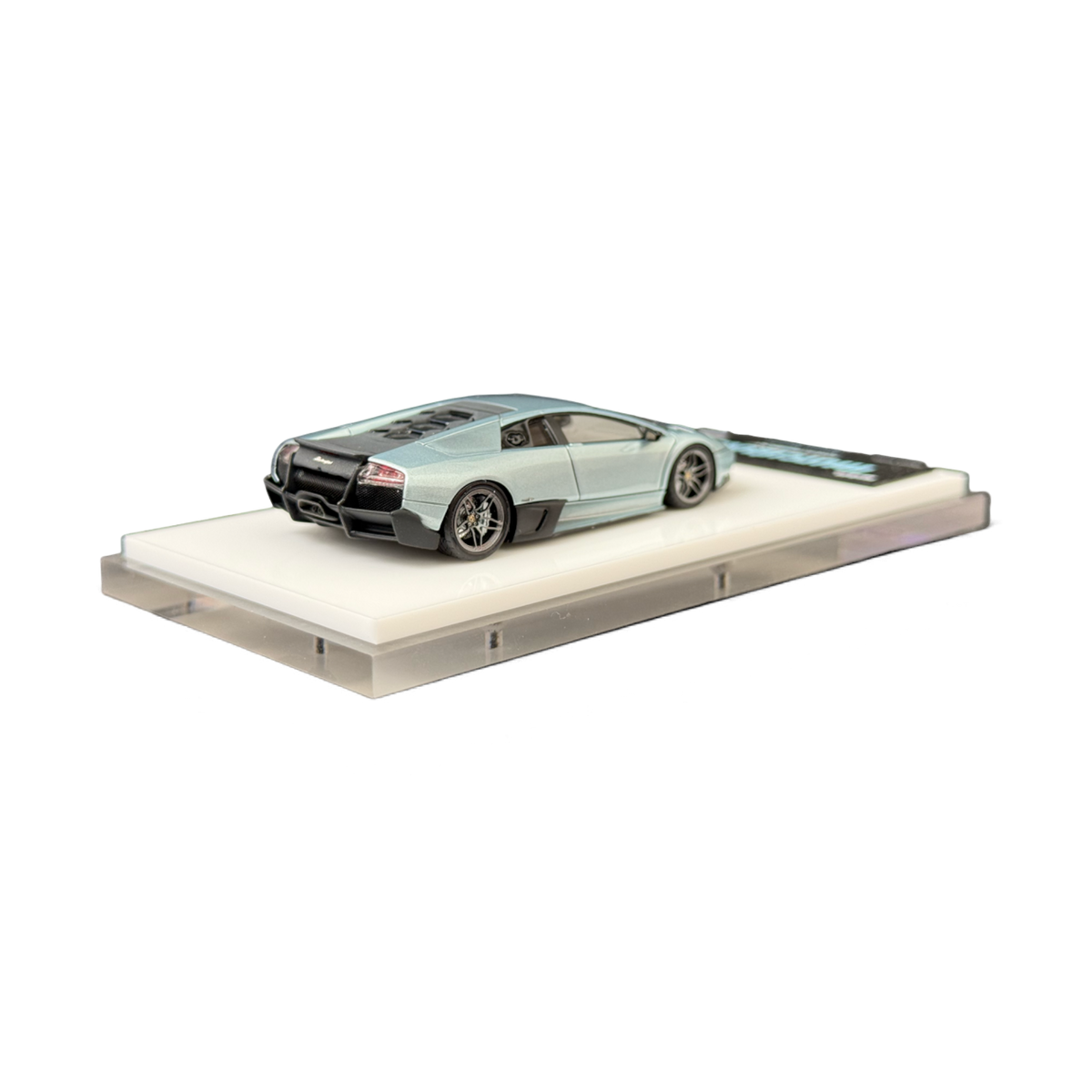 Lot57Supplies Diecast Shop WAM 1:64 scale resin Lamborghini Murcielago LP670 Ducktail model car in ice blue