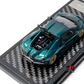 Lot57Supplies Diecast Shop 1:64 scale metallic green Lamborghini Revuelto diecast model with open engine bay