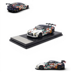 Lot57Supplies Diecast Shop 1:64 scale MC LB GTR 1.5 diecast car with white and black Kitsune mask anime livery