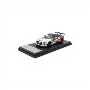 Lot57Supplies Diecast Shop 1:64 scale MC LB GTR 1.5 diecast car with detailed Kitsune mask anime livery on display