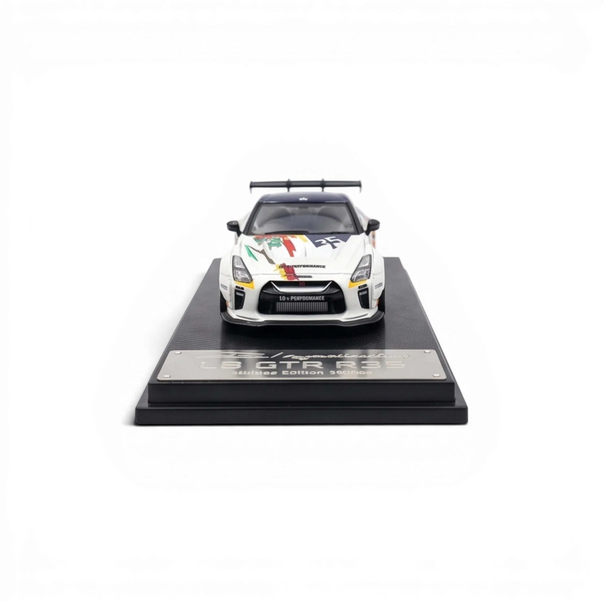 Lot57Supplies Diecast Shop 1:64 scale MC LB GTR 1.5 diecast car featuring a white Kitsune mask anime livery