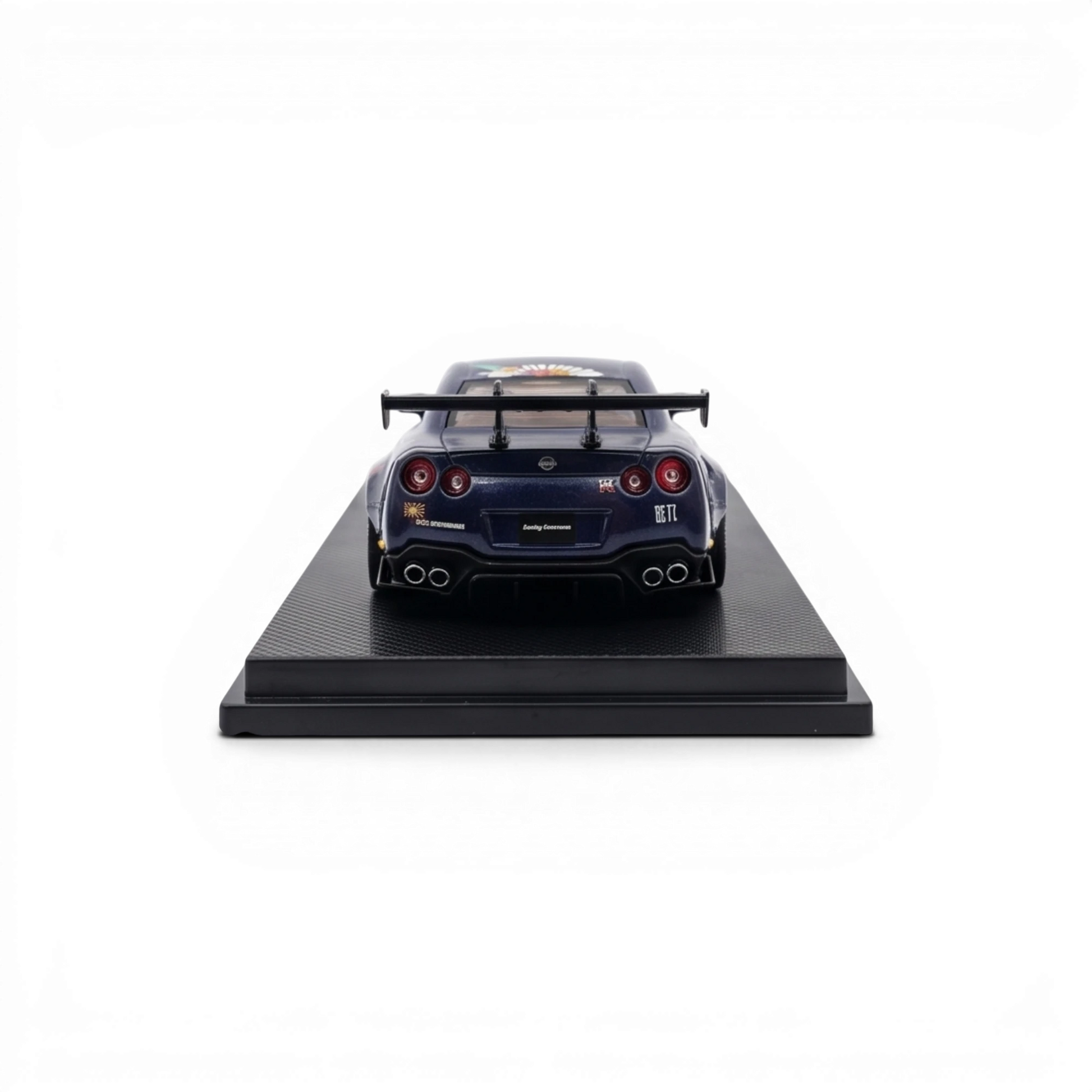 Lot57Supplies Diecast Shop 1:64 scale MC LB GTR 1.5 diecast car featuring a Kitsune mask anime livery rear view