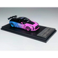 Lot57Supplies Diecast Shop 1:64 scale MC LB GTR 1.5 diecast model car in flash pink and blue livery with racing decals