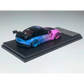 Lot57Supplies Diecast Shop 1:64 scale MC LB GTR 1.5 diecast model car in a pink and blue gradient livery