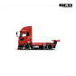 Lot57Supplies Diecast Shop 1:64 scale red and black GCD LBWK Super Silhouette UD heavy-duty tractor diecast model.