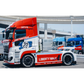 Lot57Supplies Diecast Shop 1:64 scale GCD LBWK x UD Trucks Quon diecast model truck in red and white livery