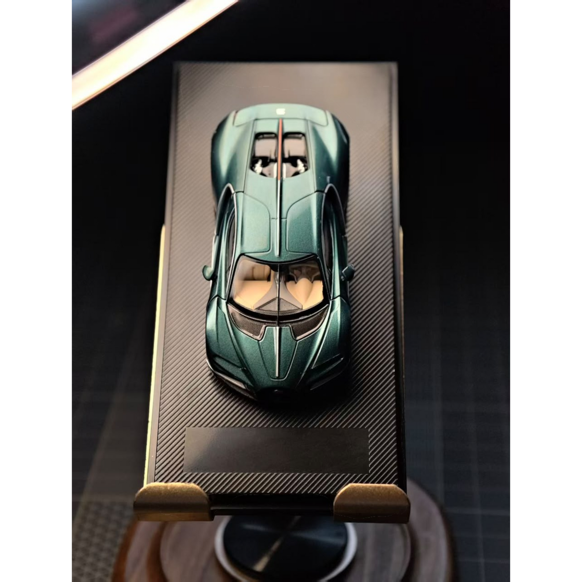 Lot57Supplies Diecast Shop 1:64 scale Liberty 64 Tourbillon diecast model in British Racing Green with beige interior