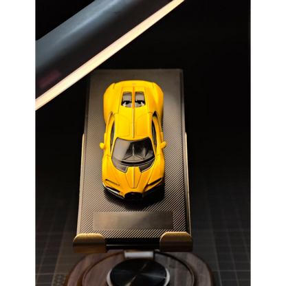 Lot57Supplies Diecast Shop Liberty 64 Tourbillon 1:64 scale diecast car in bright yellow with black interior
