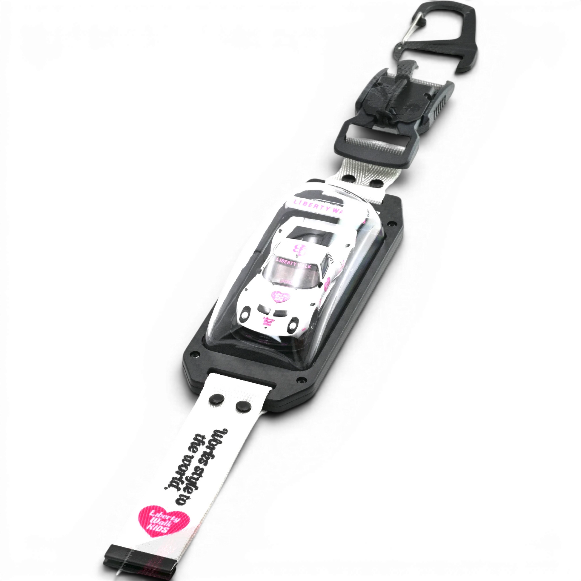 Lot57Supplies Diecast Shop INNO64 x D/STANS Liberty Walk Lamborghini Miura GT 1:64 diecast car keychain strap