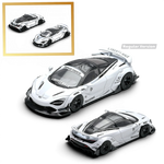 Lot57Supplies Diecast Shop Inno64 Liberty Walk McLaren 720S 1:64 scale diecast model car in white with black accents.