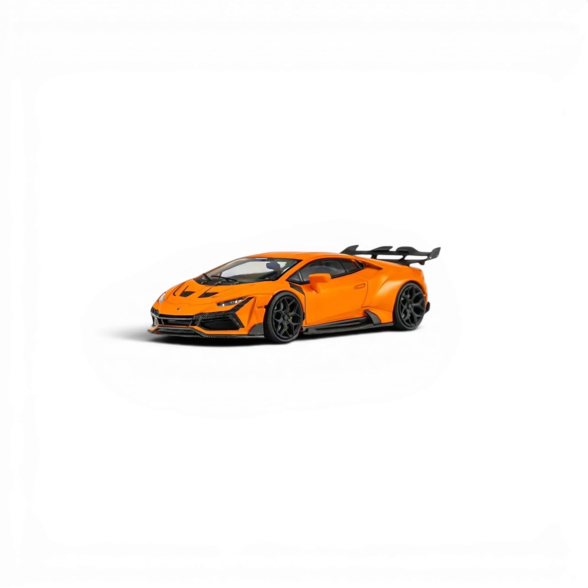 Lot57Supplies Diecast Shop KING MODEL DarwinPRO Huracan LILITH 1:64 scale diecast car in matte orange with black accents