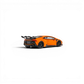 Lot57Supplies Diecast Shop 1:64 scale KING MODEL DarwinPRO Huracan LILITH diecast car in matte orange, rear view.
