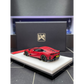 Lot57Supplies Diecast Shop matte red DMY Ferrari 812C 1:64 scale resin model car with black wheels on display base