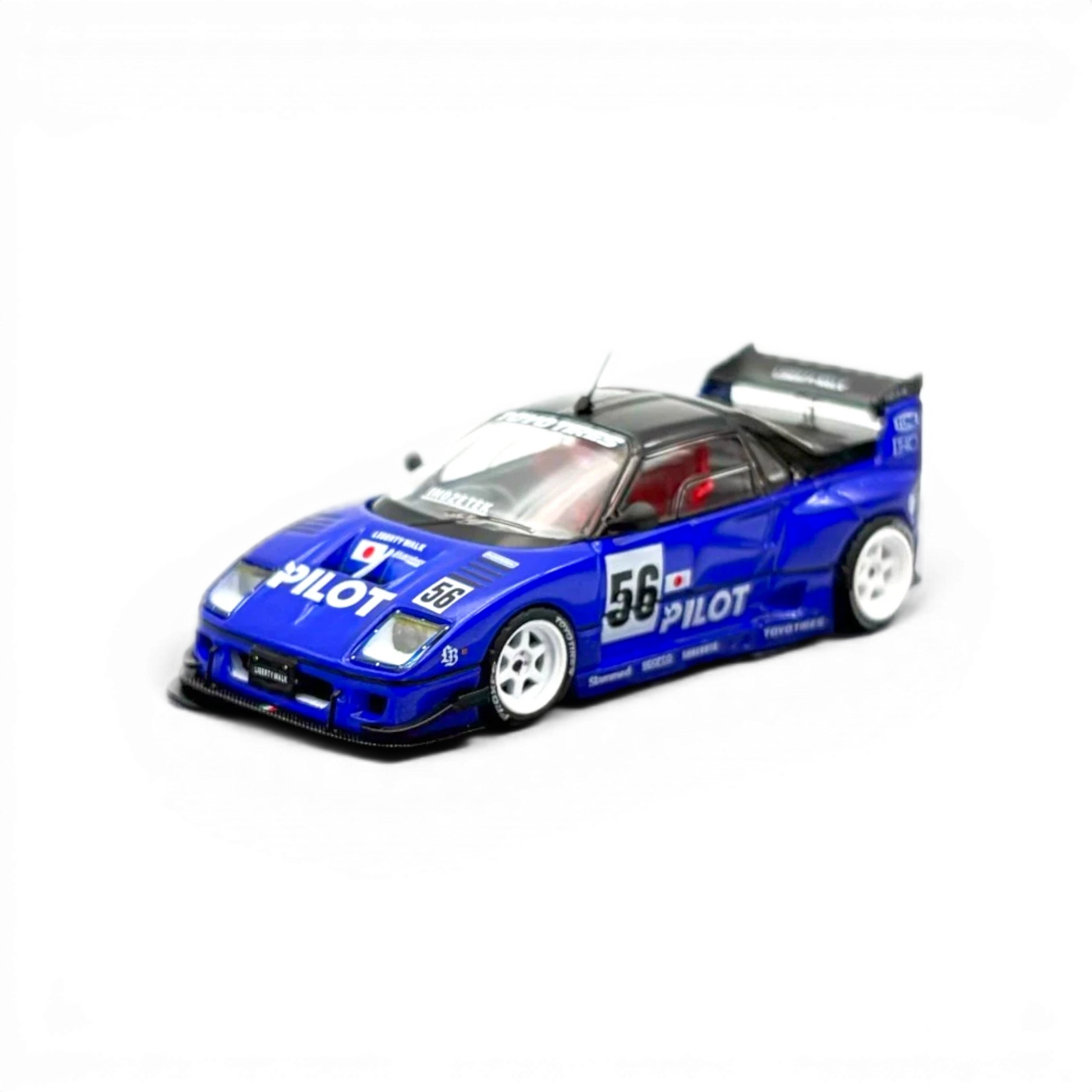 Lot57Supplies Diecast Shop INNO64 1:64 scale blue Mazda AZ-1 Liberty Walk LB40 Pilot diecast model car