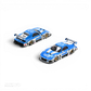 Lot57Supplies Diecast Shop Inno64 Mazda RX7 FD3S LB-Super Silhouette Meiji diecast model car in blue and white