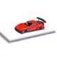 Lot57Supplies Diecast Shop red YM Model x Minicraftsman Mazda RX-7 modified 1:64 scale sealed resin model car with large rear spoiler.