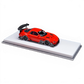 Lot57Supplies Diecast Shop red YM Model x Minicraftsman Mazda RX-7 modified 1:64 scale sealed resin model car with large rear spoiler.