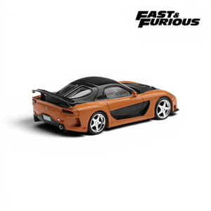 Lot57Supplies Diecast Shop MiniGT Mazda RX-7 VeilSide Fortune 1:64 scale diecast car in orange and black