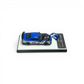 Lot57Supplies Diecast Shop 1:64 scale white and blue MC GTR R35 NISMO #46 diecast model with open hood revealing engine detail.