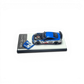 Lot57Supplies Diecast Shop 1:64 scale white and blue MC GTR R35 NISMO model car with open hood revealing engine detail.