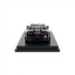 Lot57Supplies Diecast Shop 1:64 scale MC LB GTR 1.5 diecast car in glossy black with PLAYBOY livery, rear view.
