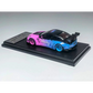 Lot57Supplies Diecast Shop MC LB GTR 1.5 diecast model car in flash pink and blue livery with Liberty Walk branding