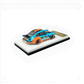 Lot57Supplies Diecast Shop MC RWB930 Whale Wing 1:64 scale model car in Gulf chrome blue and orange diecast with a whale tail spoiler.