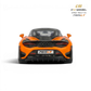 Lot57Supplies Diecast Shop CM Model McLaren 765LT 1:64 scale papaya orange alloy diecast car rear view