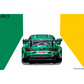 Lot57Supplies Diecast Shop MCS M4 GT3 diecast model car in green Schaeffler livery, rear view, 1:64 scale