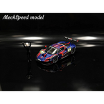 Lot57Supplies Diecast Shop MechSpeed 296GT3 resin model car in Red Bull 31 livery with a driver figure, 1:64 scale.