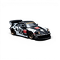 Lot57Supplies Diecast Shop Mechspeed RWB930GT 1:64 scale diecast car in matte black with bone dragon graphics.