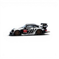 Lot57Supplies Diecast Shop Mechspeed RWB930GT diecast car in matte black Bone Dragon livery with 77 racing decals