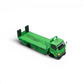 Lot57Supplies Diecast Shop Mega Gear Custom Hauler 1:64 scale diecast truck in green dino print with racing decals.