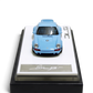 Lot57Supplies Diecast Shop Meissen Blue 1:64 scale resin model of the DeepMaker Singer DLS on a display base.
