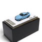 Lot57Supplies Diecast Shop Meissen Blue DeepMaker Singer DLS 1:64 scale resin model car on display base.