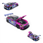 Lot57Supplies Diecast Shop KILO 1:64 scale Mercedes-AMG GT GT3 diecast model in purple and black race livery.