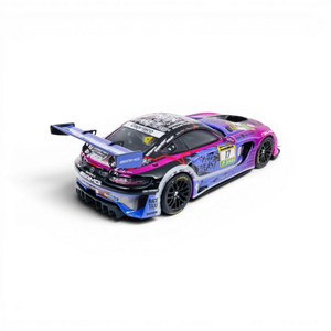Lot57Supplies Diecast Shop 1:64 scale KILO Mercedes-AMG GT GT3 race car in purple and black with Nürburgring livery