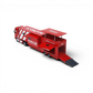 Lot57Supplies Diecast Shop 1:64 scale red Mercedes-Benz Actros K-MAN race support truck with open trailer ramp