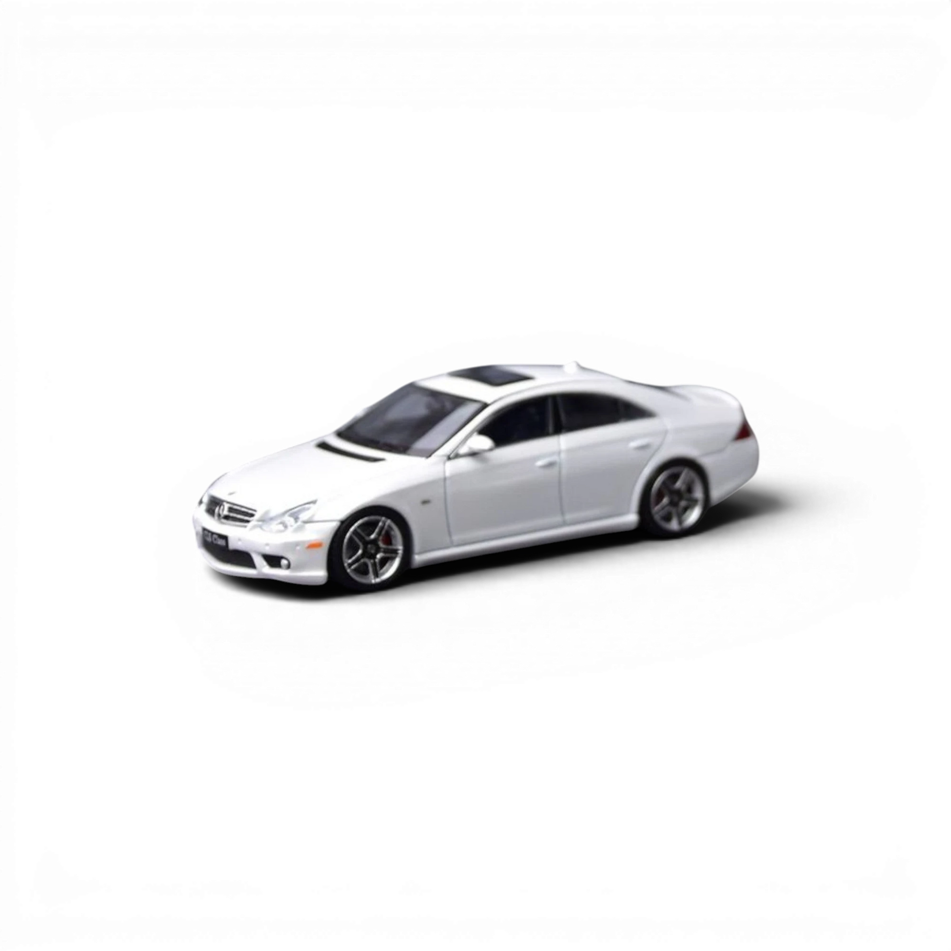 Lot57Supplies Diecast Shop Focal Horizon 1:64 scale pearl white Mercedes-Benz CLS 63 AMG Mk1 C219 diecast model car
