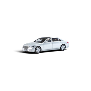 AR BOX 1:64 scale diecast 2021 Mercedes-Benz Maybach W223 in matte silver from Lot57Supplies Diecast Shop