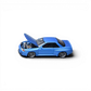 Lot57Supplies Diecast Shop Focal Horizon metal blue Nissan Skyline GT-R R32 diecast model car with open hood