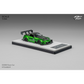 Lot57Supplies Diecast Shop 1:64 scale Micro Turbo S2000 race car in transparent green with carbon fiber details