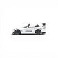 Lot57Supplies Diecast Shop Microturbo 1:64 scale metallic white Honda S2000 RB diecast model with Pandem livery.