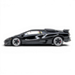 Lot57Supplies Diecast Shop Microturbo 1:64 scale metallic black Lamborghini Diablo SV diecast model car side view