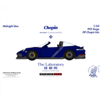 Lot57Supplies Diecast Shop: The Laboratory x DarwinPRO 1:64 scale Midnight Blue Porsche 992 Targa Chopin Kit resin model.