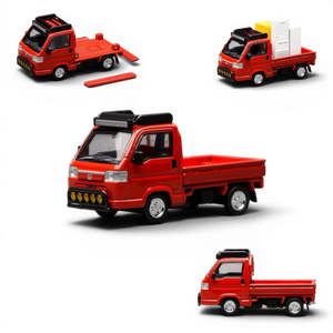 Lot57Supplies Diecast Shop MOTORHELIX 1:64 scale Milano Red Honda Acty Truck customized diecast model vehicle