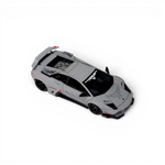 Lot57Supplies Diecast Shop MiniCraftsman 1:64 scale resin model of a custom LB Murcielago in combat grey with decals.
