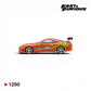 Lot57Supplies Diecast Shop 1:64 scale MiniGT Toyota Supra BOMEX diecast car from Fast & Furious in orange blister pack